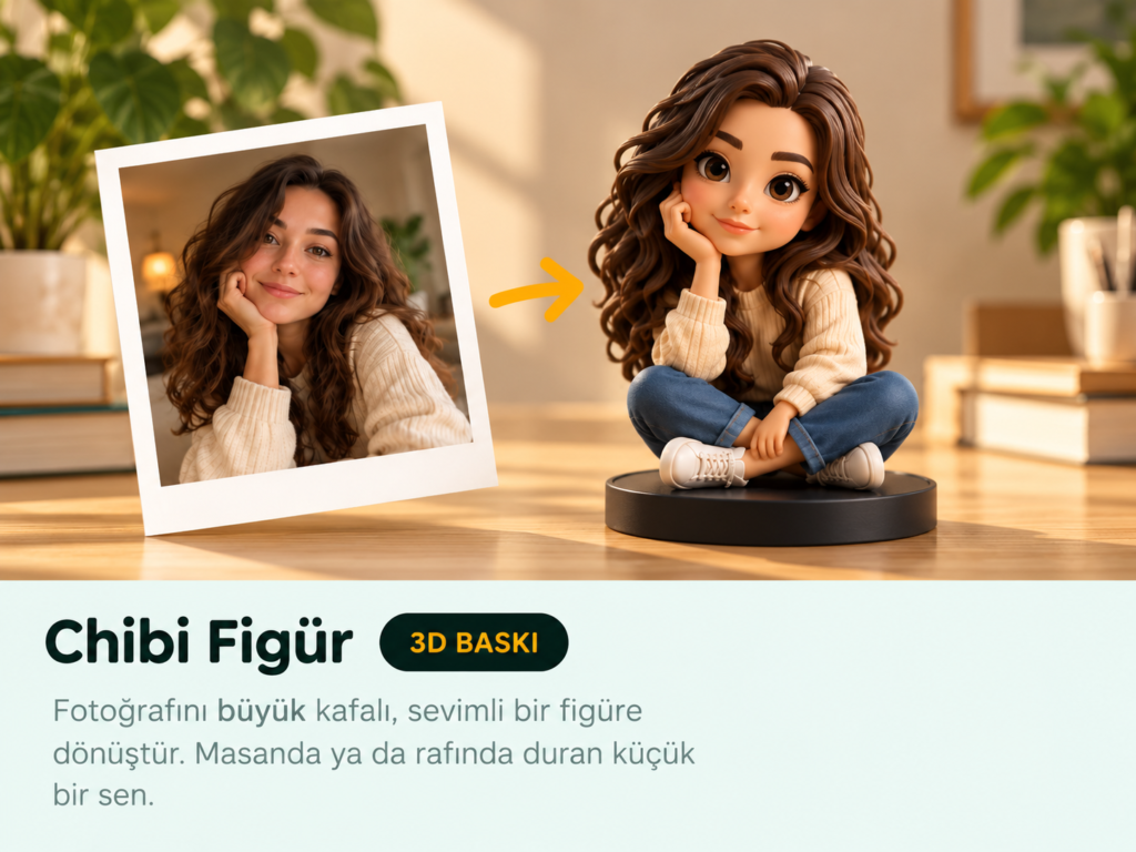 Fotoğraftan chibi figür örneği