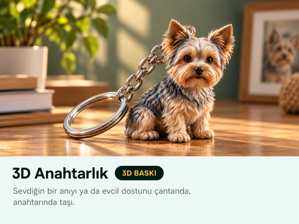 3D anahtarlık örneği